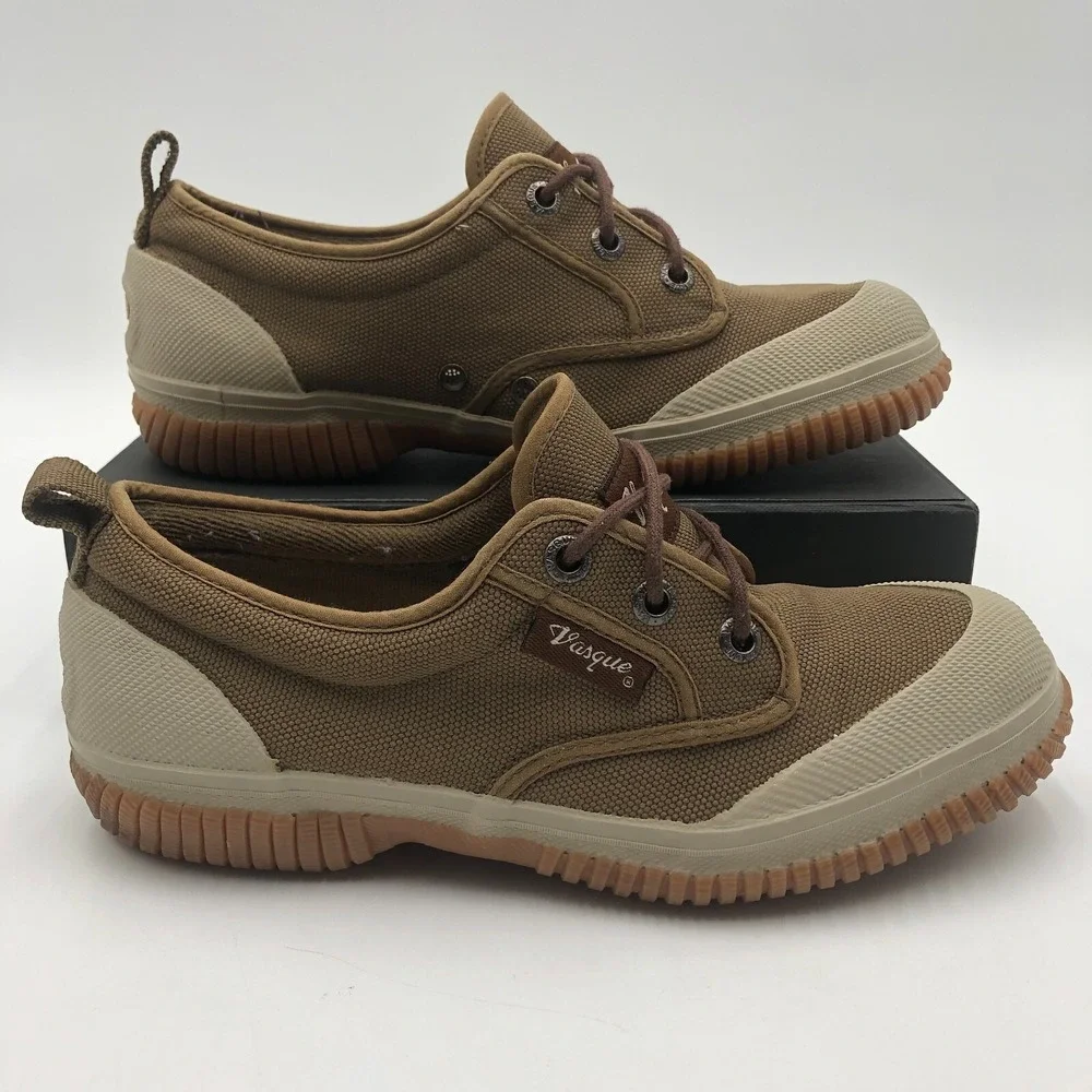 Vasque Portage Shoes Women's‎ 8 Low Canvas Olive Green Casual walking Sneakers - Picture 2 of 11